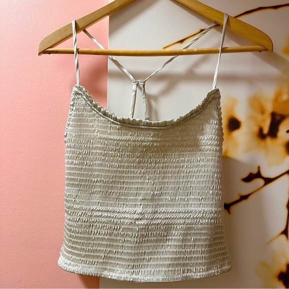 Free People Tops - 𝅺INTIMATELY Free People Right on Time Smocked Cami | size M | Beige Champagne
